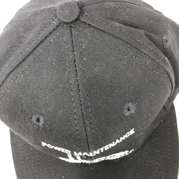 POWER MAINTENANCE CONSTRUCTORS PMC HAT CAP USA MADE BLACK ADJUSTABLE ONE SIZE - Picture 8 of 13